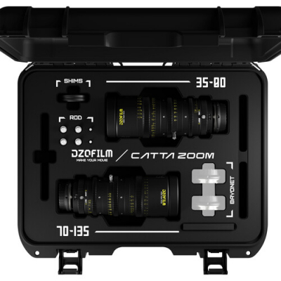 Catta FF 35-80/70-135mm T2.9 E-Mount Cine Zoom 2-Lens Bundle (Black)