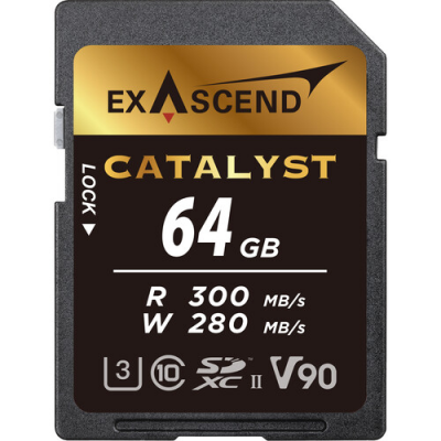 64GB Catalyst UHS-II SDXC Memory Card (V90)