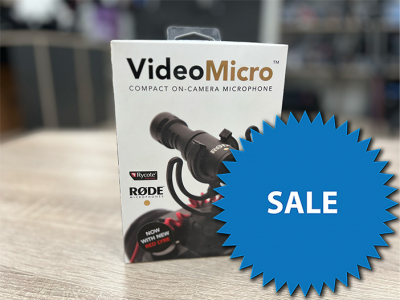 VideoMicro Ultra-Compact On-Camera Microphone