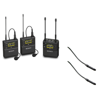 UWP-D27 / K33 Wireless Bodypack Microphone + 2x Sanken COS11D-UWP